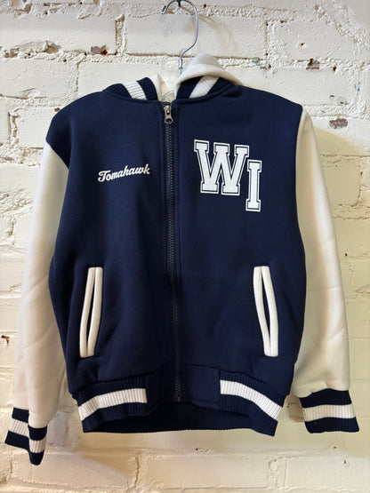 Youth Tomahawk Varsity Full Zip Jacket