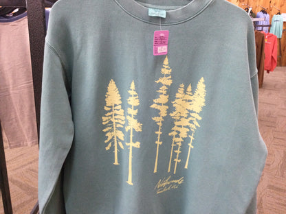 Northwoods Trees Crewneck