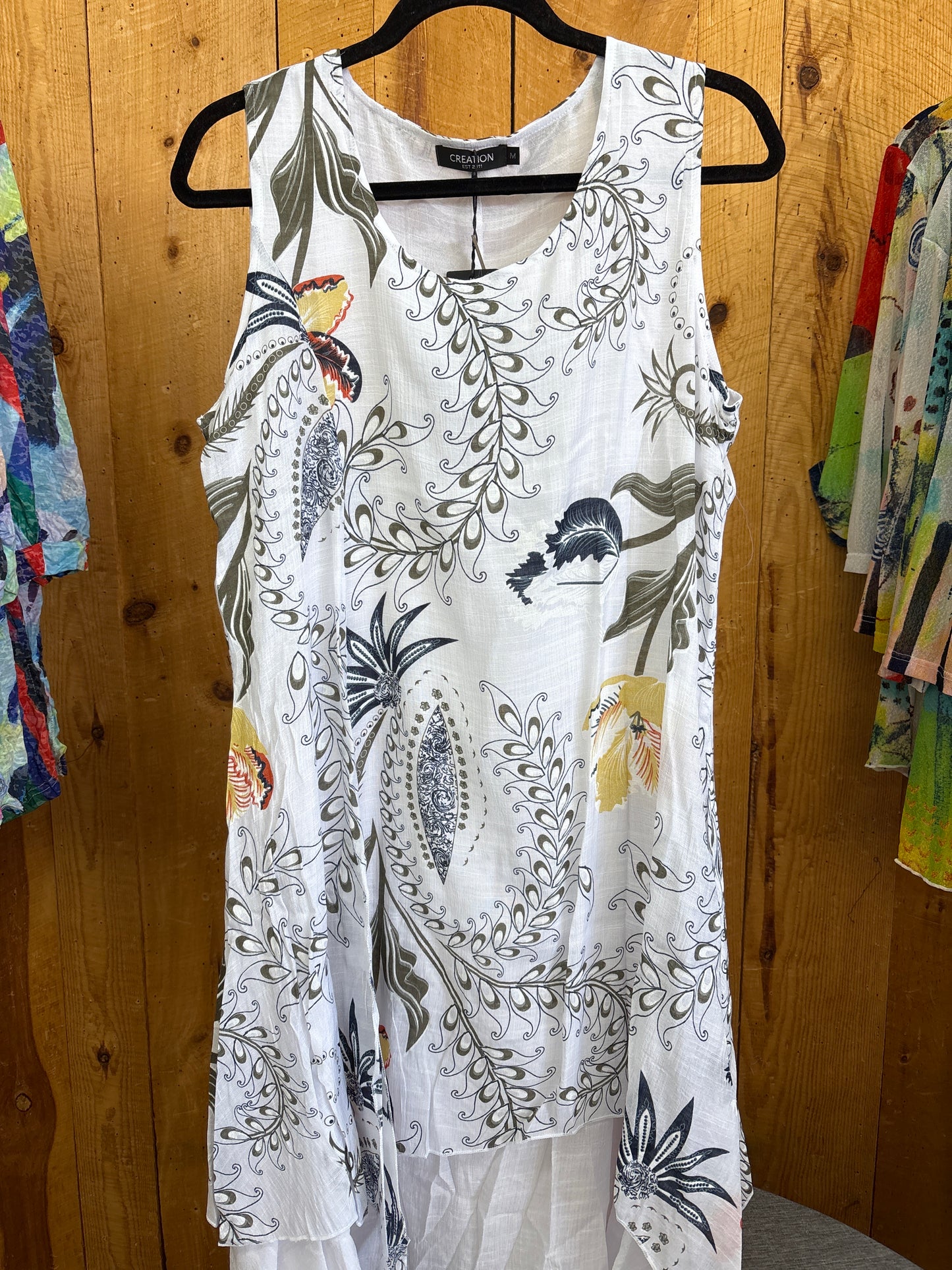 Gauze Print Dress