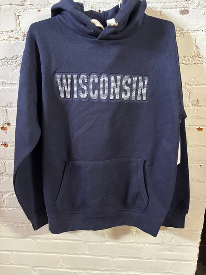 Wisconsin Tomahawk Pique Hoodie