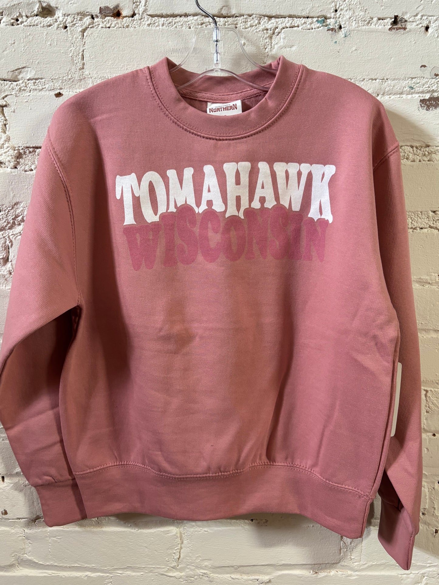 Youth Tomahawk Wisconsin Crewneck