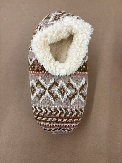 Snoozies Fairisle Cozy Slippers