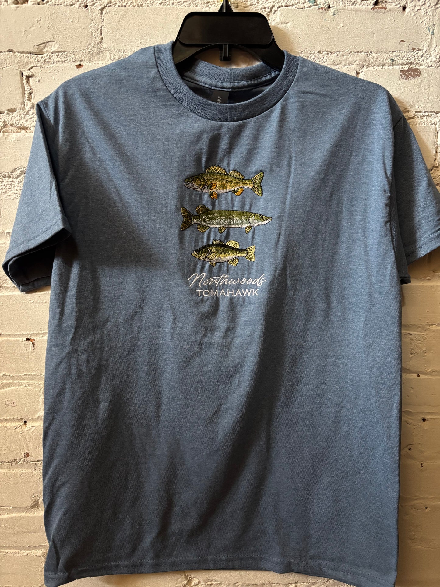 Tomahawk Embroidered Fish T-Shirt