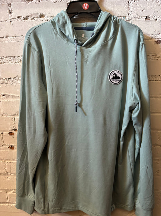 Tomahawk Patch Long Sleeve Hoodie Tee