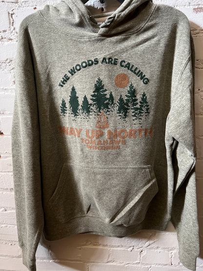 The Woods Are Calling Campfire Fleece Hoodie