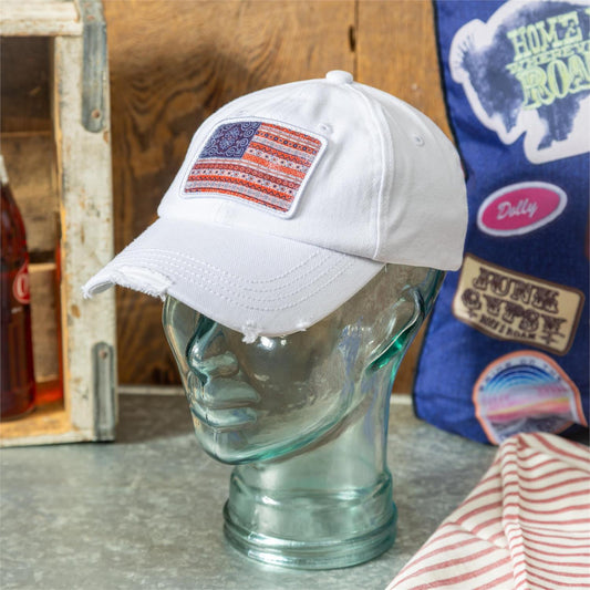 American BOHO Flag Hat