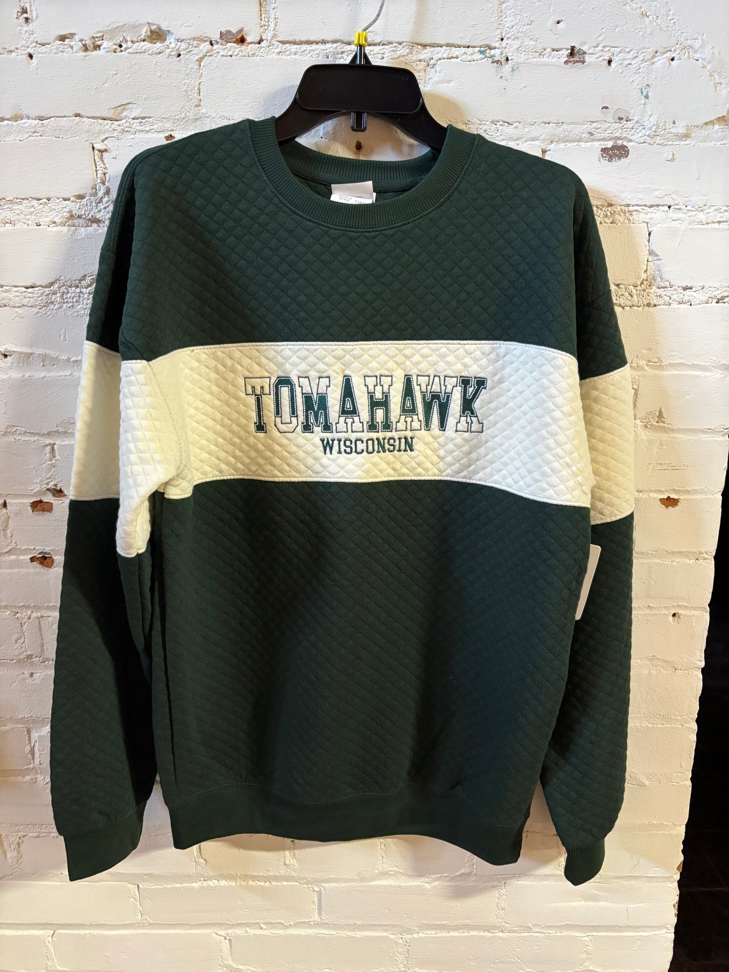 Tomahawk Quilted Crewneck