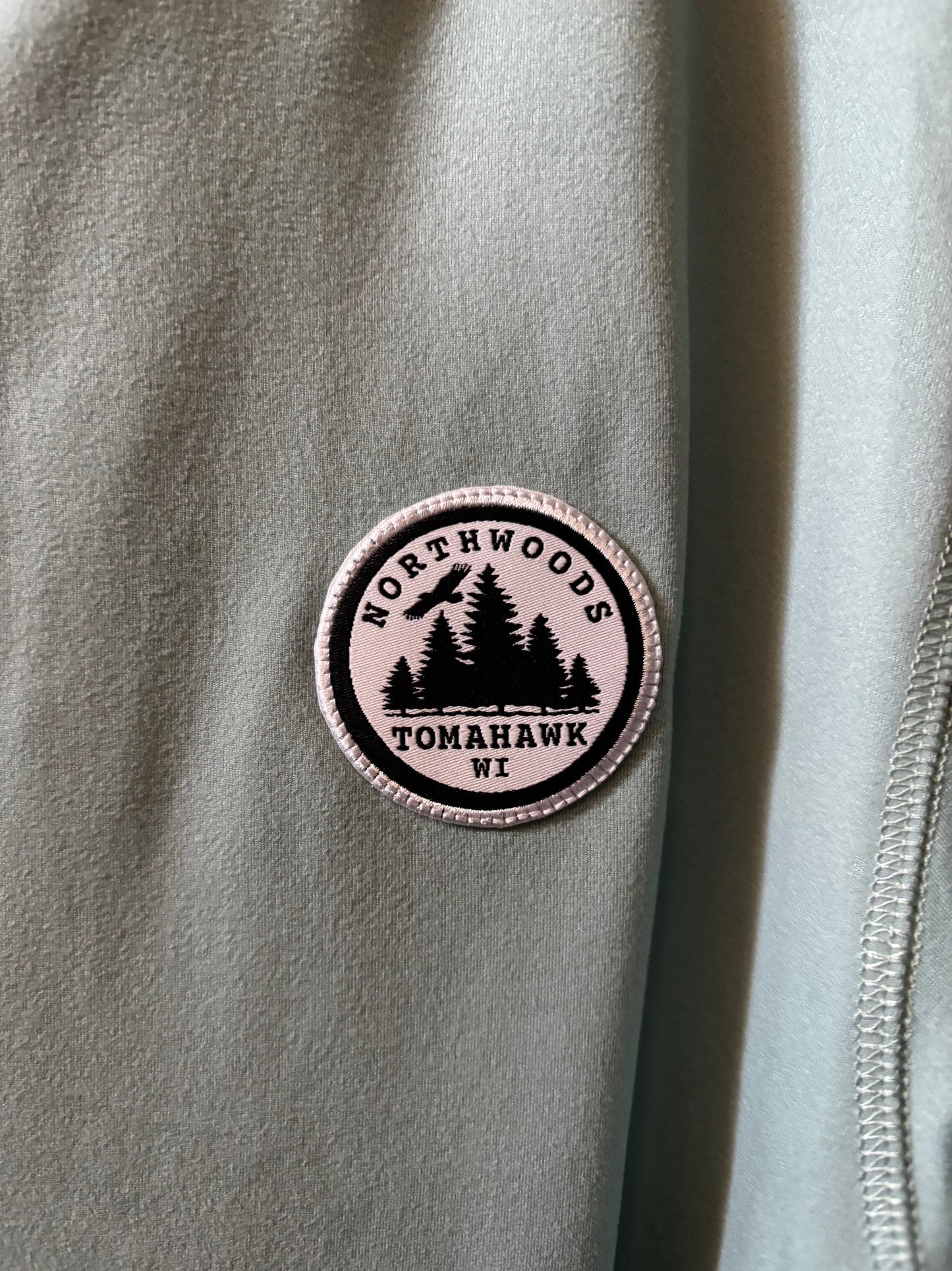 Tomahawk Patch Long Sleeve Hoodie Tee