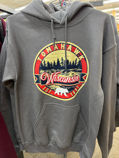 Tomahawk Wisconsin Est. 1891 Hoodie