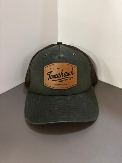 Richardson Trucker Hat Tomahawk Wisconsin Northwoods Patch
