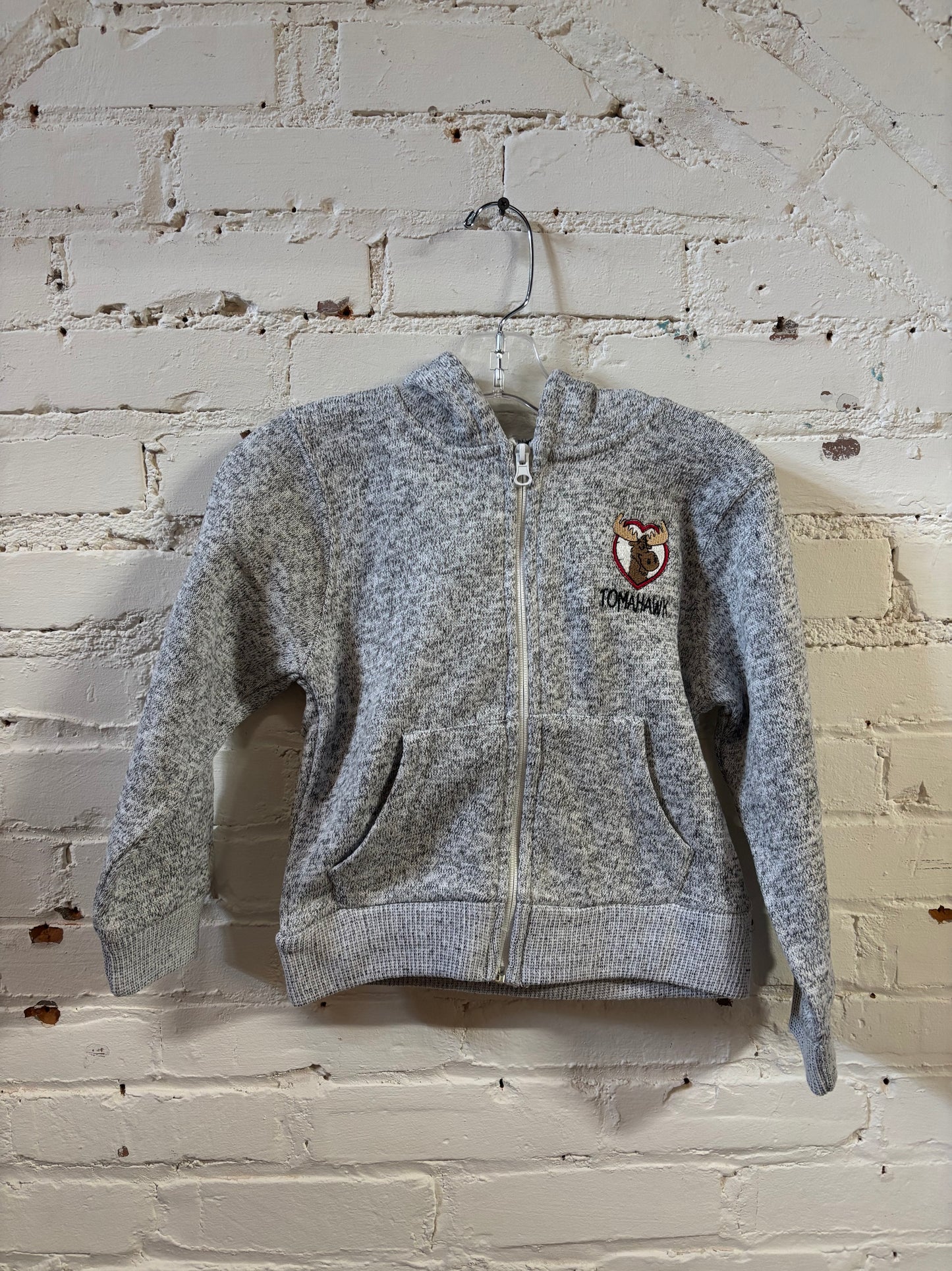 Tomahawk Moose Heart Youth Full Zip Hooded Jacket
