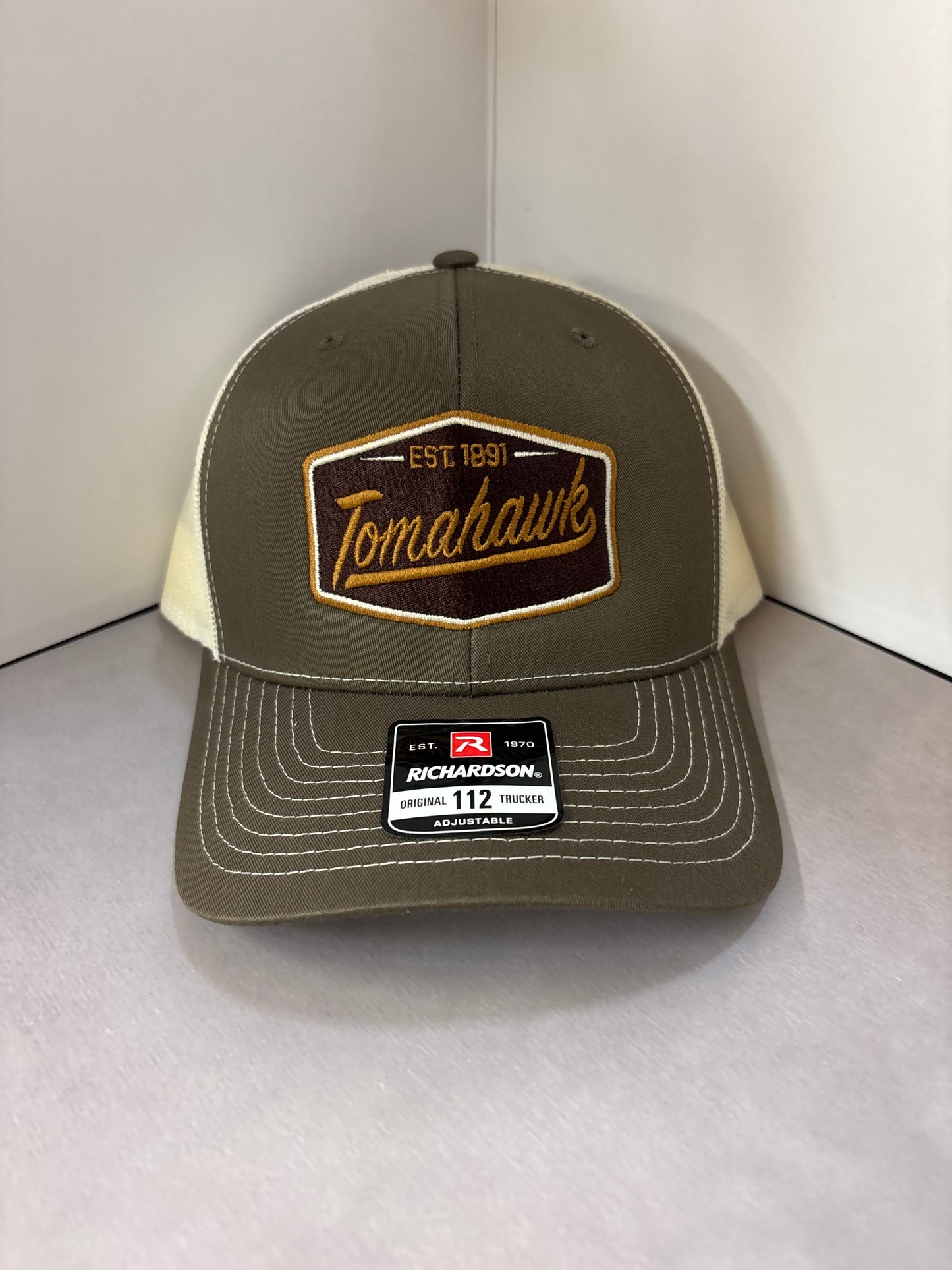 Richardson Snapback Trucker Hat- Est. 1891 Tomahawk