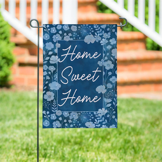 Gilded Meadow Burlap Garden Flag