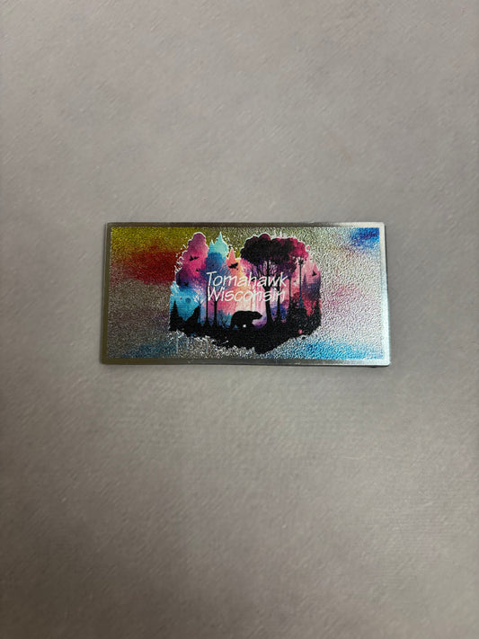 Tomahawk Wilderness Foil Watercolor Magnet