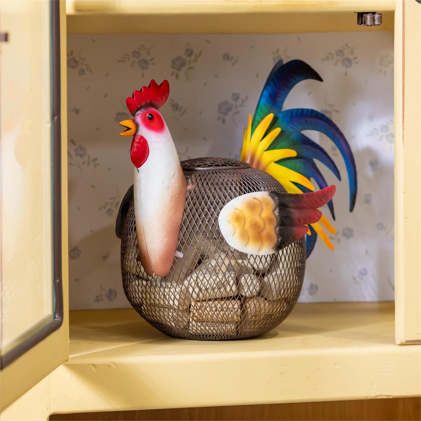 Farm Rooster Cork Collector