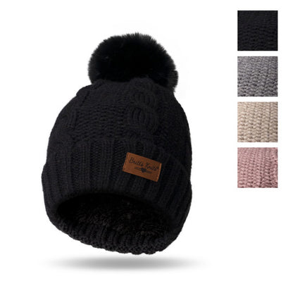 Britt's Knits Cozy Classics Pom Hats