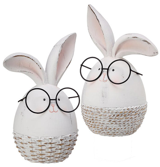 Bunny Eggs with Glasses