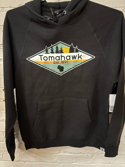 Tomahawk Tree Line, Sun Hoodie