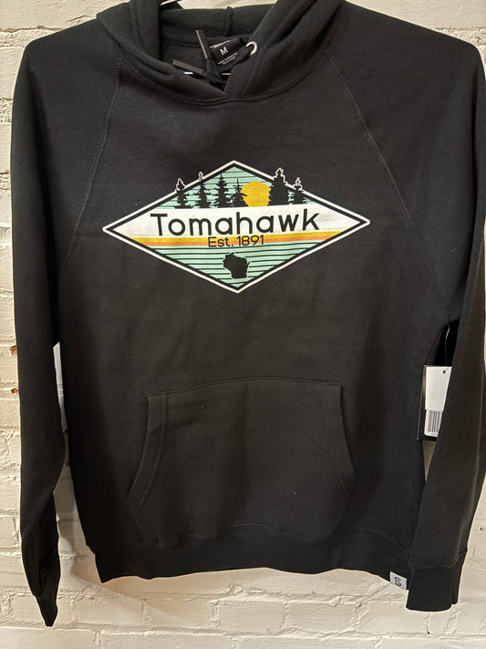 Tomahawk Tree Line, Sun Hoodie