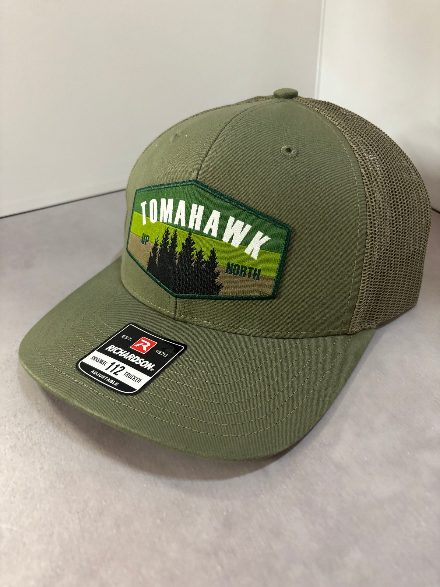 Richardson Snapback Tomahawk Up North Patch Hat