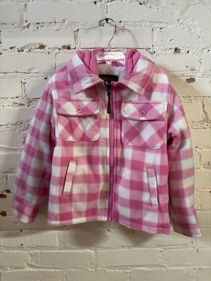 Toddler Plaid Hooded Jacket