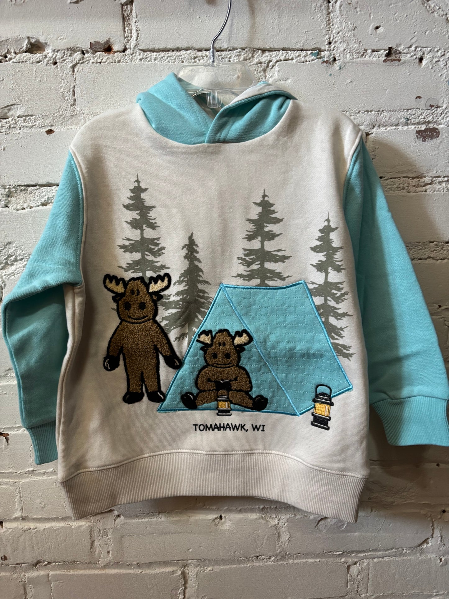 Toddler Moose Camping Hoodie