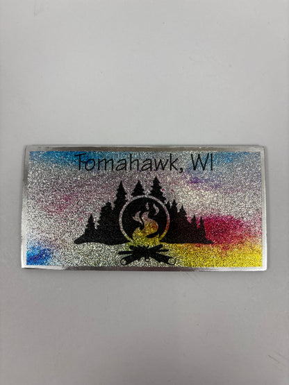 Tomahawk Watercolor Magnets