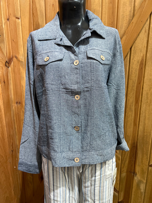 Dash Linen Jean Style Jacket