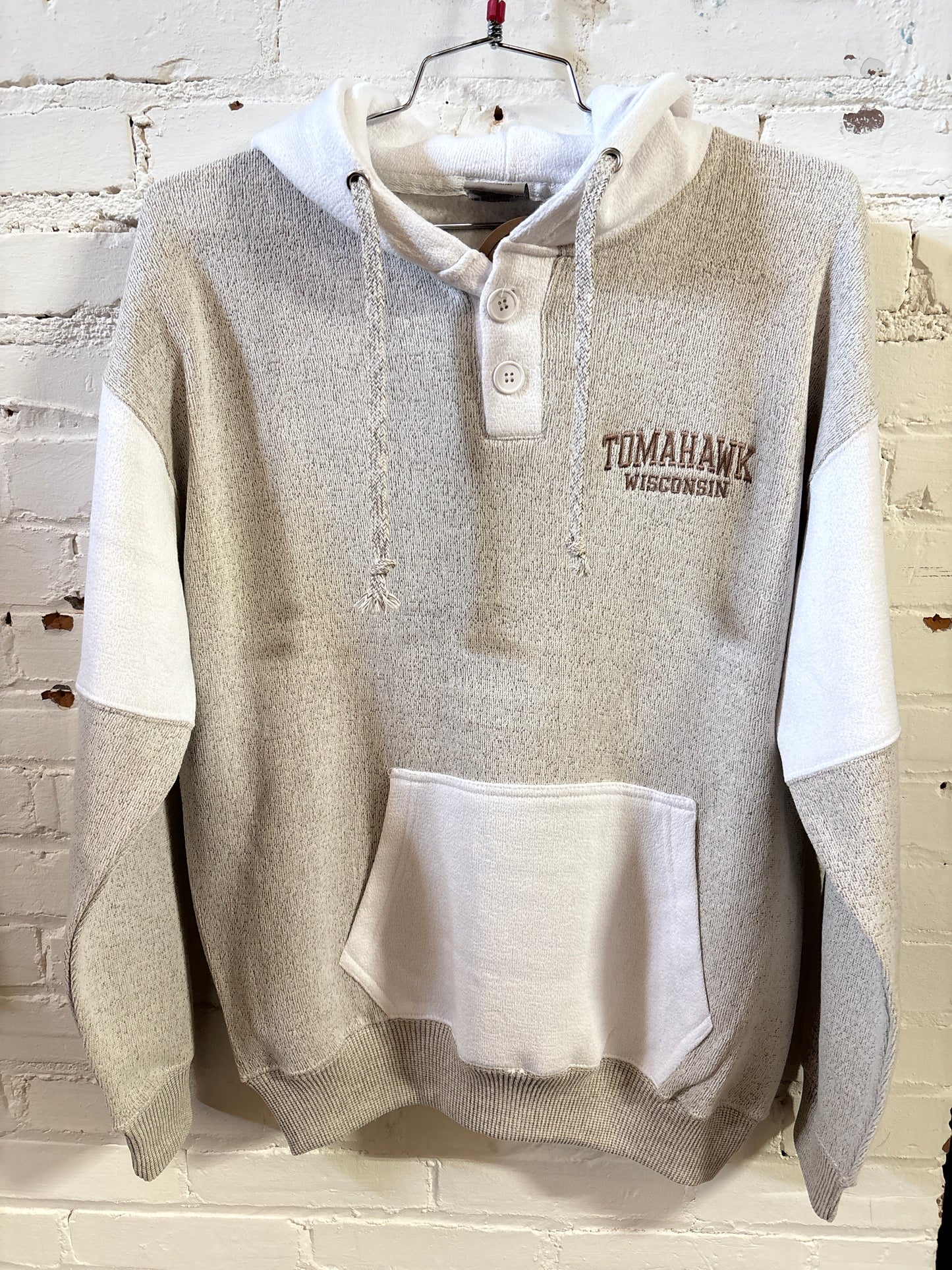 Tomahawk Two Tone Nantucket With Button Hoodie