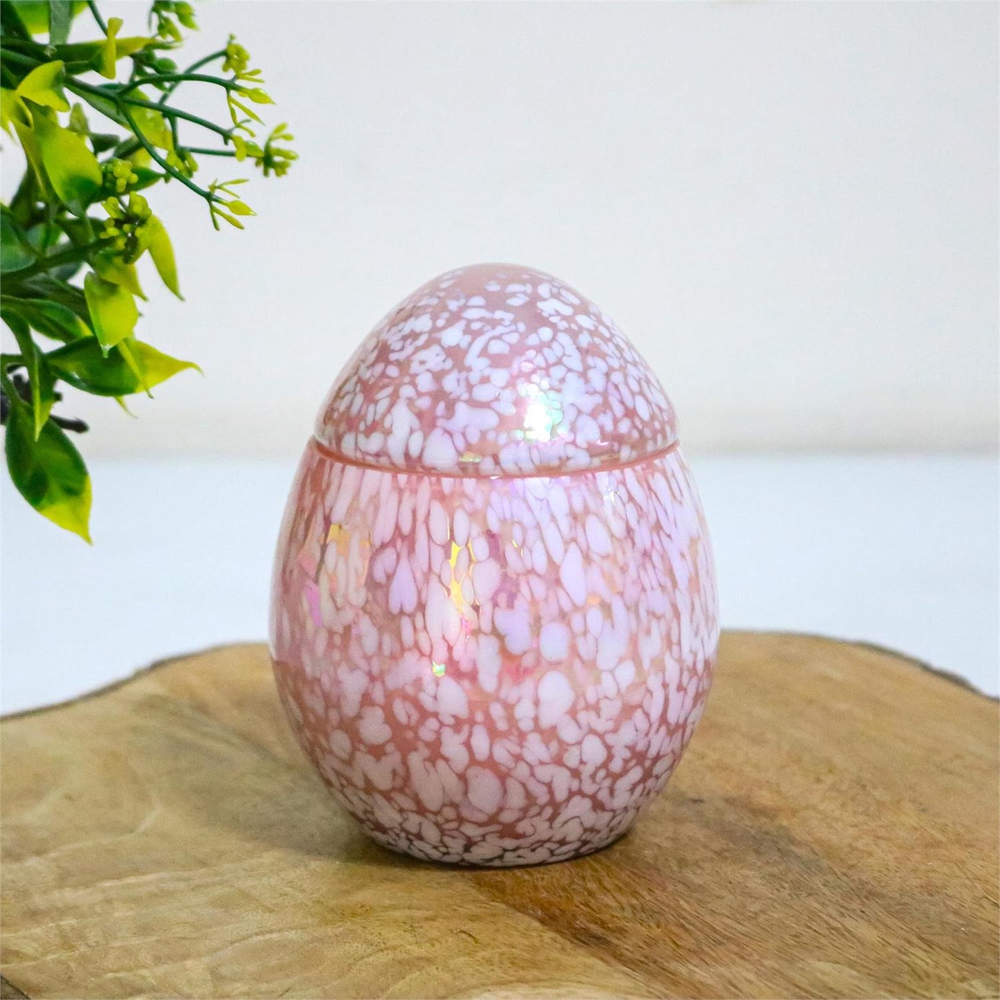 Speckled Egg Candle