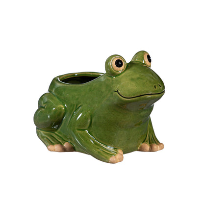 Ceramic Frog Planter