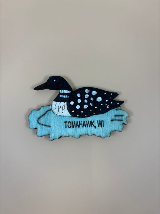 Tomahawk Wood Animal Magnets