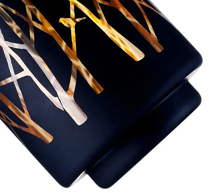 Glass Etched Tree Cylinder/Candleholder