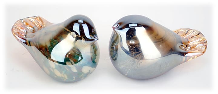 Blown Glass Birds