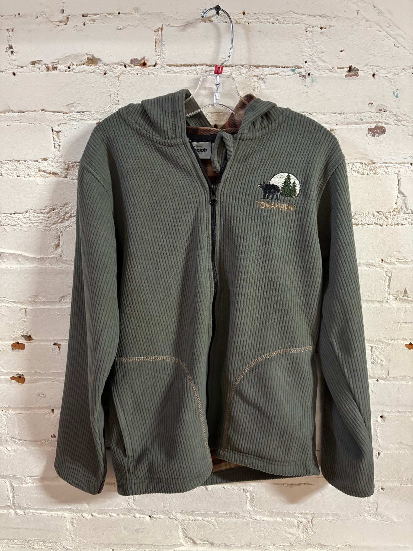 Tomahawk Youth Corded Fleece Full Zip Jacket