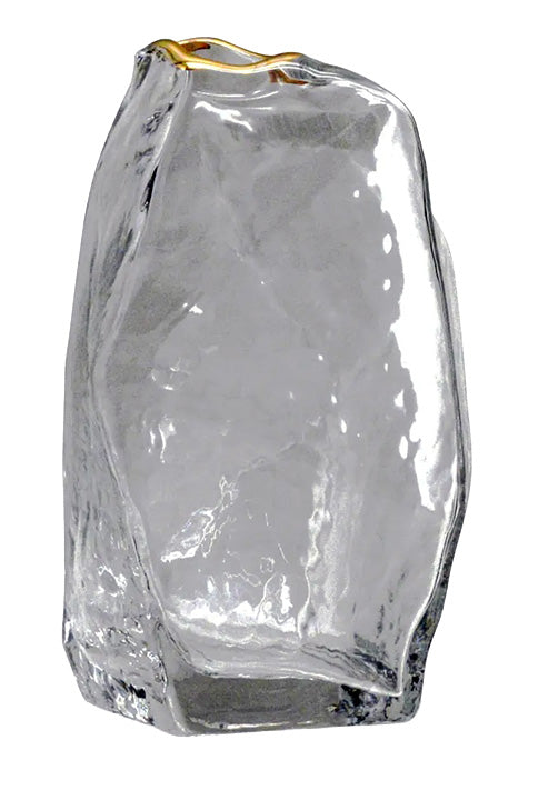 Triangles Blown Glass Vase