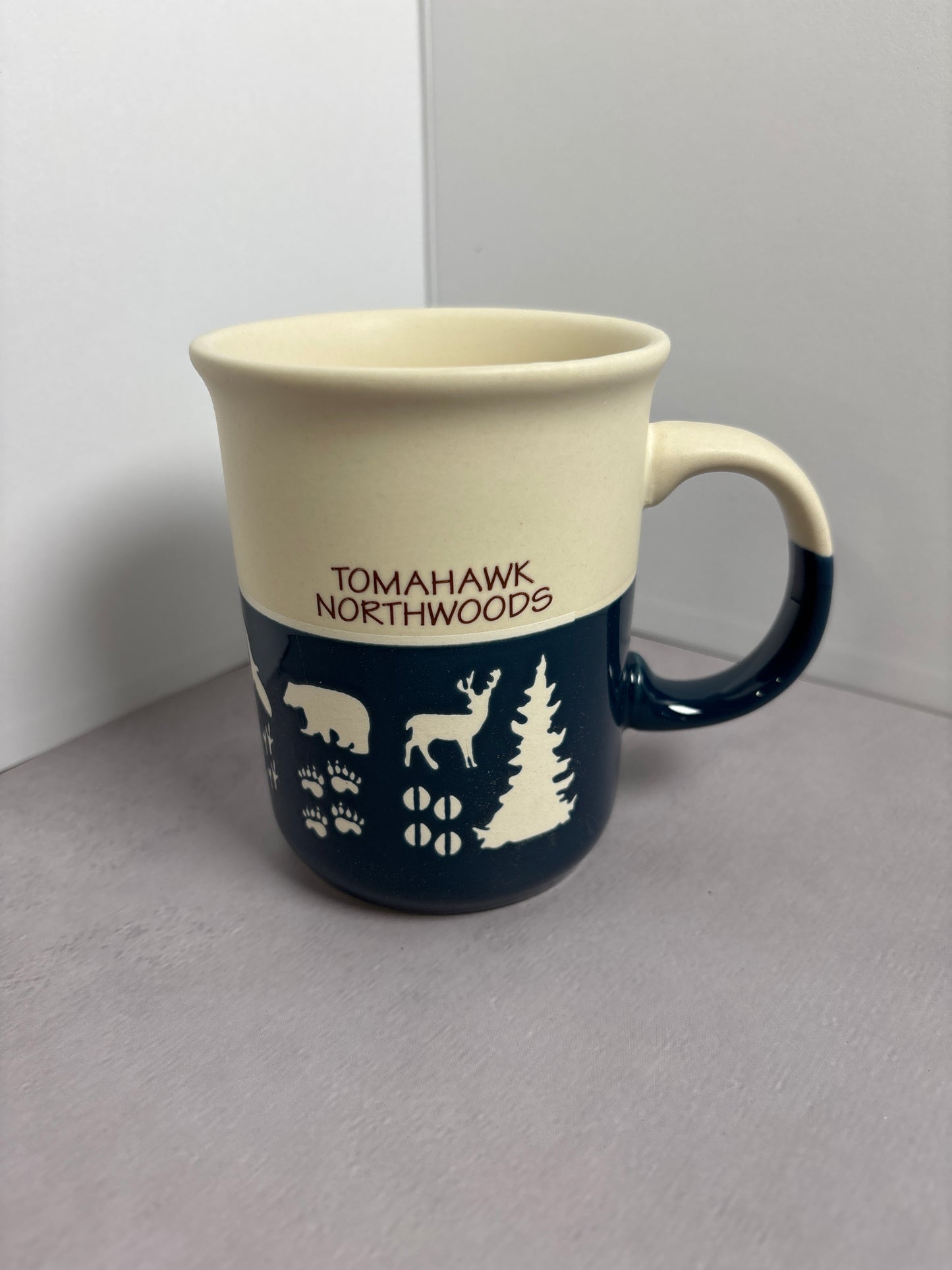 Tomahawk Northwoods Blue Mug
