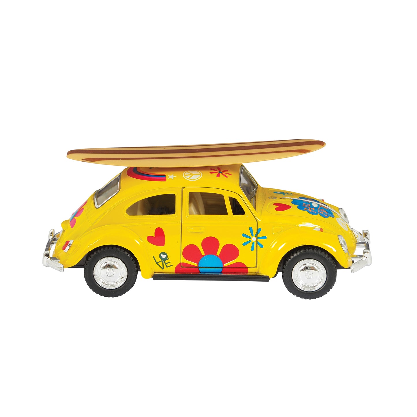 1967 Beetle With Surfboard