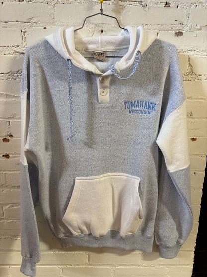 Tomahawk Two Tone Nantucket With Button Hoodie
