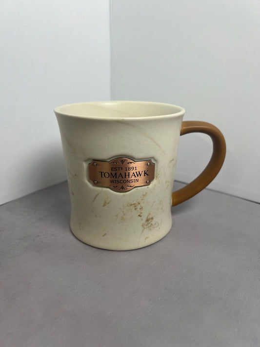 Tomahawk Marble Mug With Copper Plate
