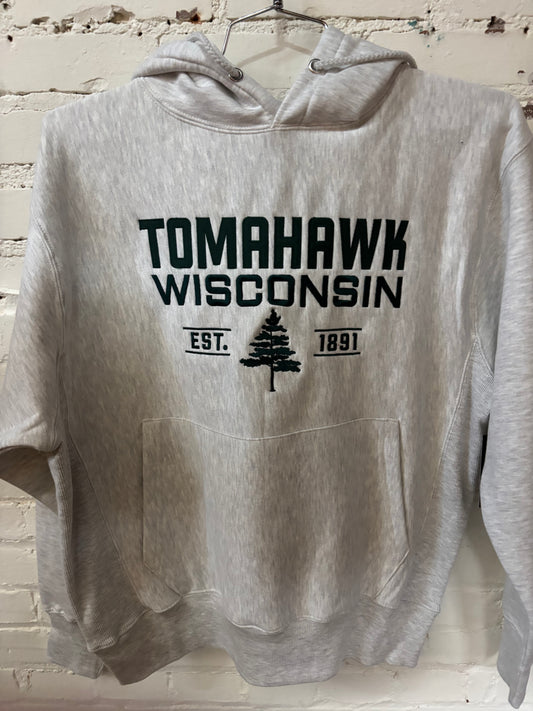 Embroidered Tomahawk Tree Hoodie