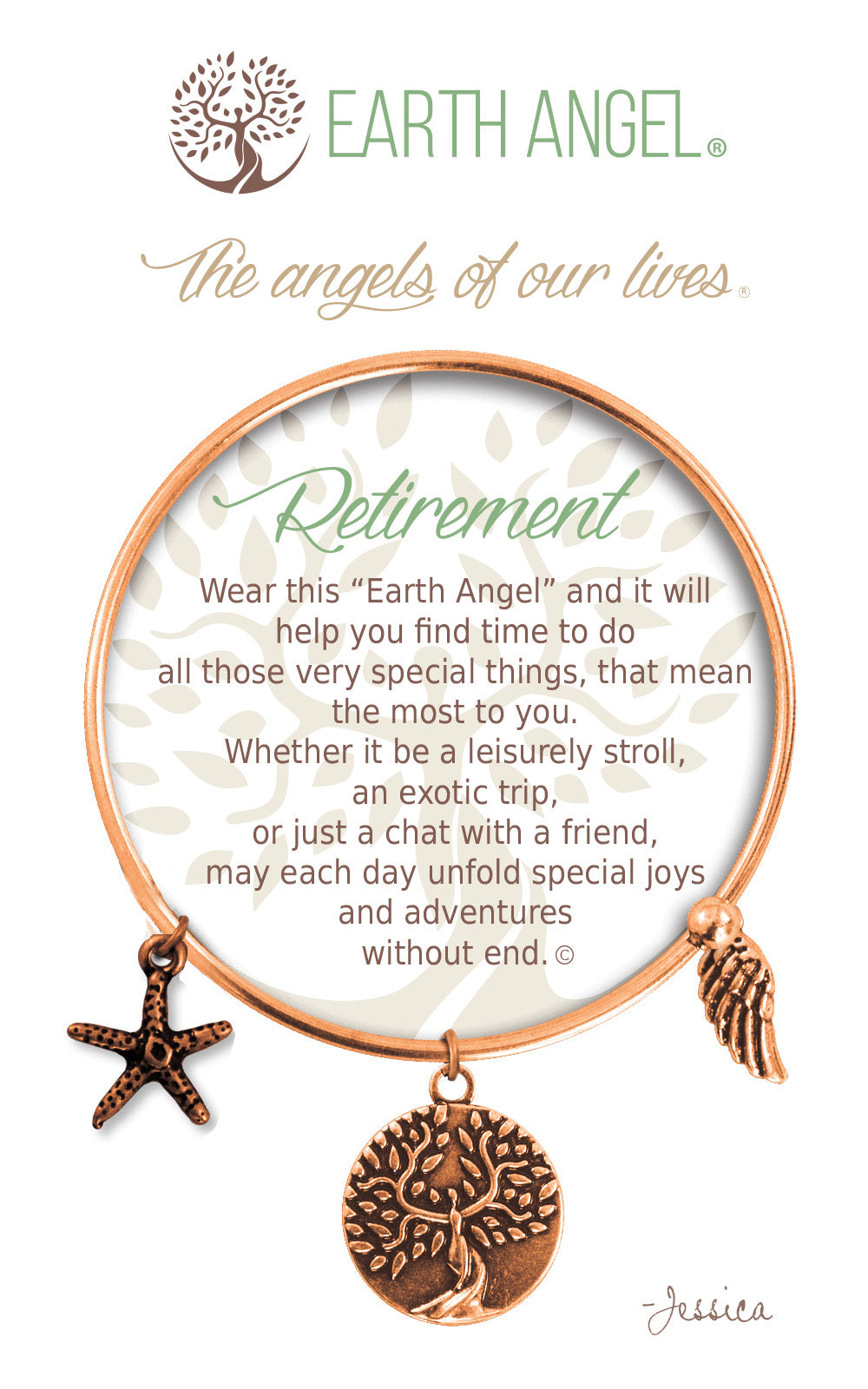 Earth Angel Charm Bracelet