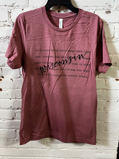 Wisconsin Word Scramble T-Shirt