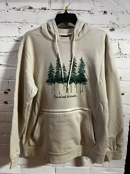 Tomahawk Watercolor Drip Huron Hoodie