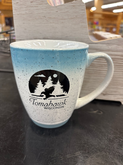 Tomahawk Eagle Scene Souvenir Coffee Mug