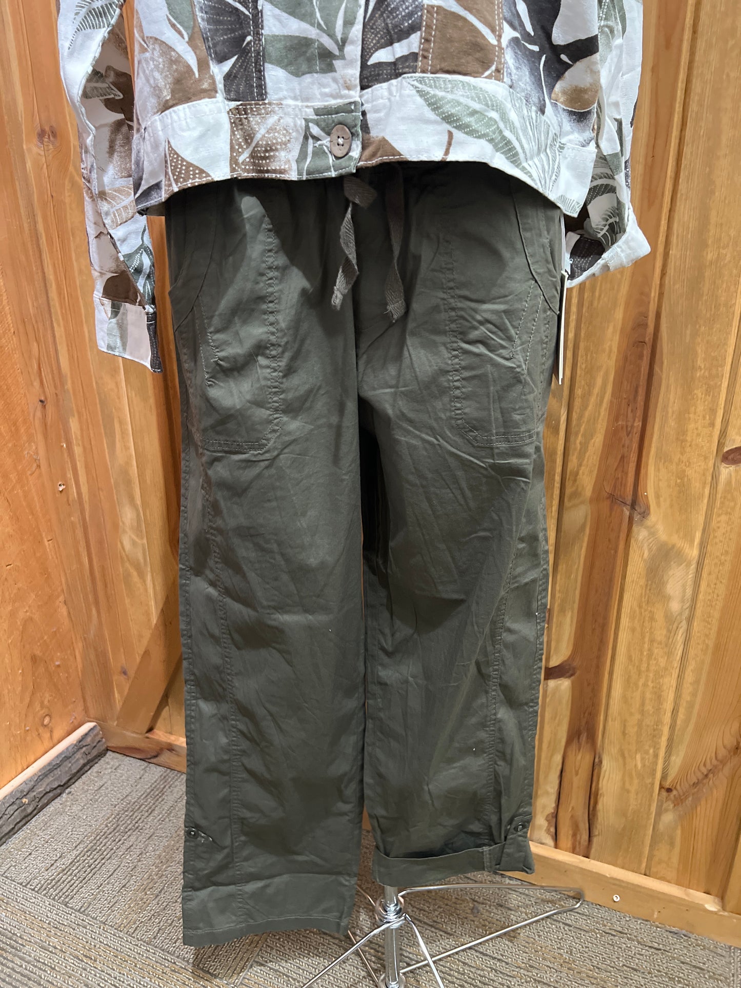 Dash Jemma Knit Waist Roll Leg Pant