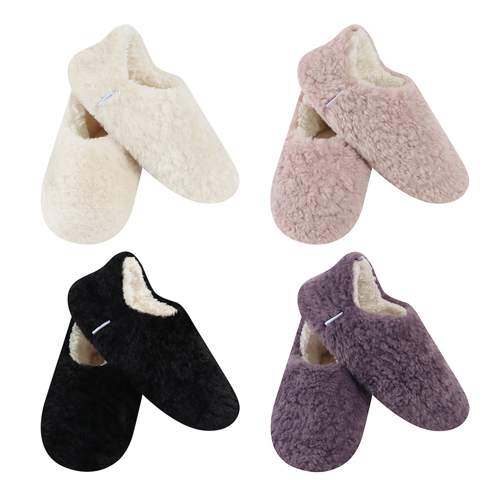 Snoozies Women's Fireside Faux Fur Cutback