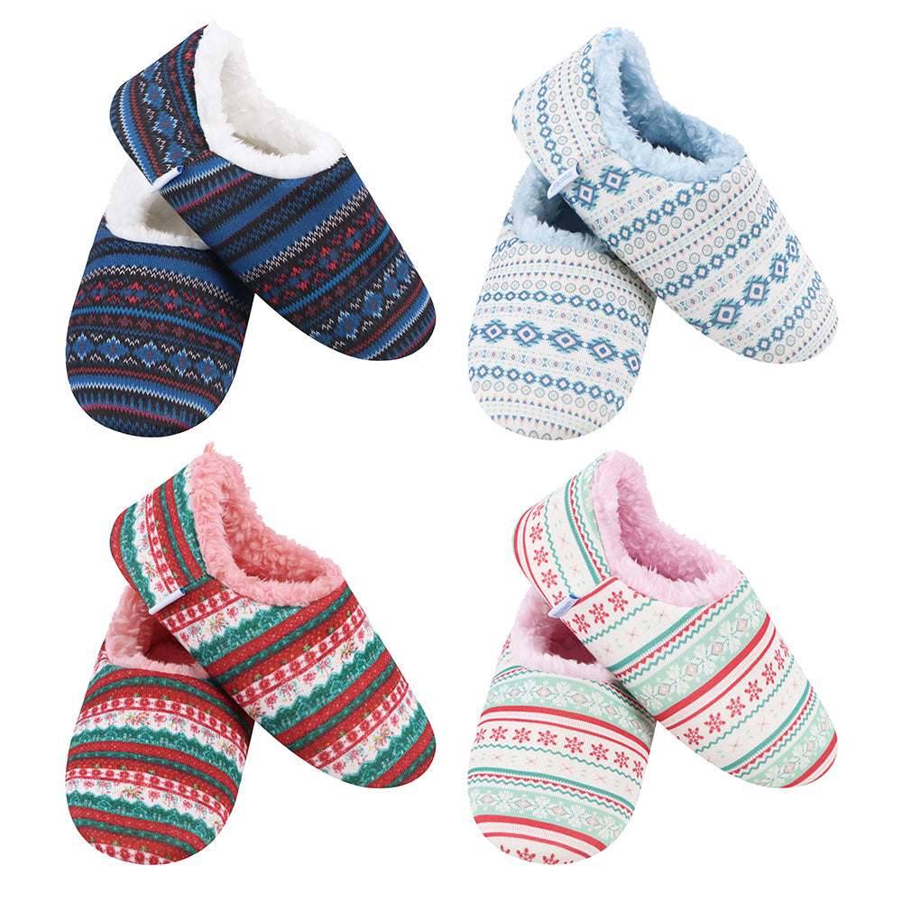 Snoozies Women's Northland Fairisle Slipper