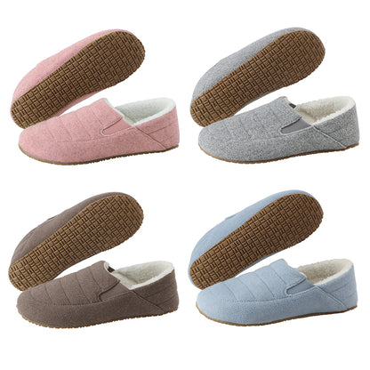 Snoozies Plush Quilted Premium Slipper