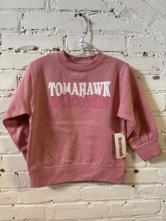 Tomahawk Wisconsin Youth Crewneck